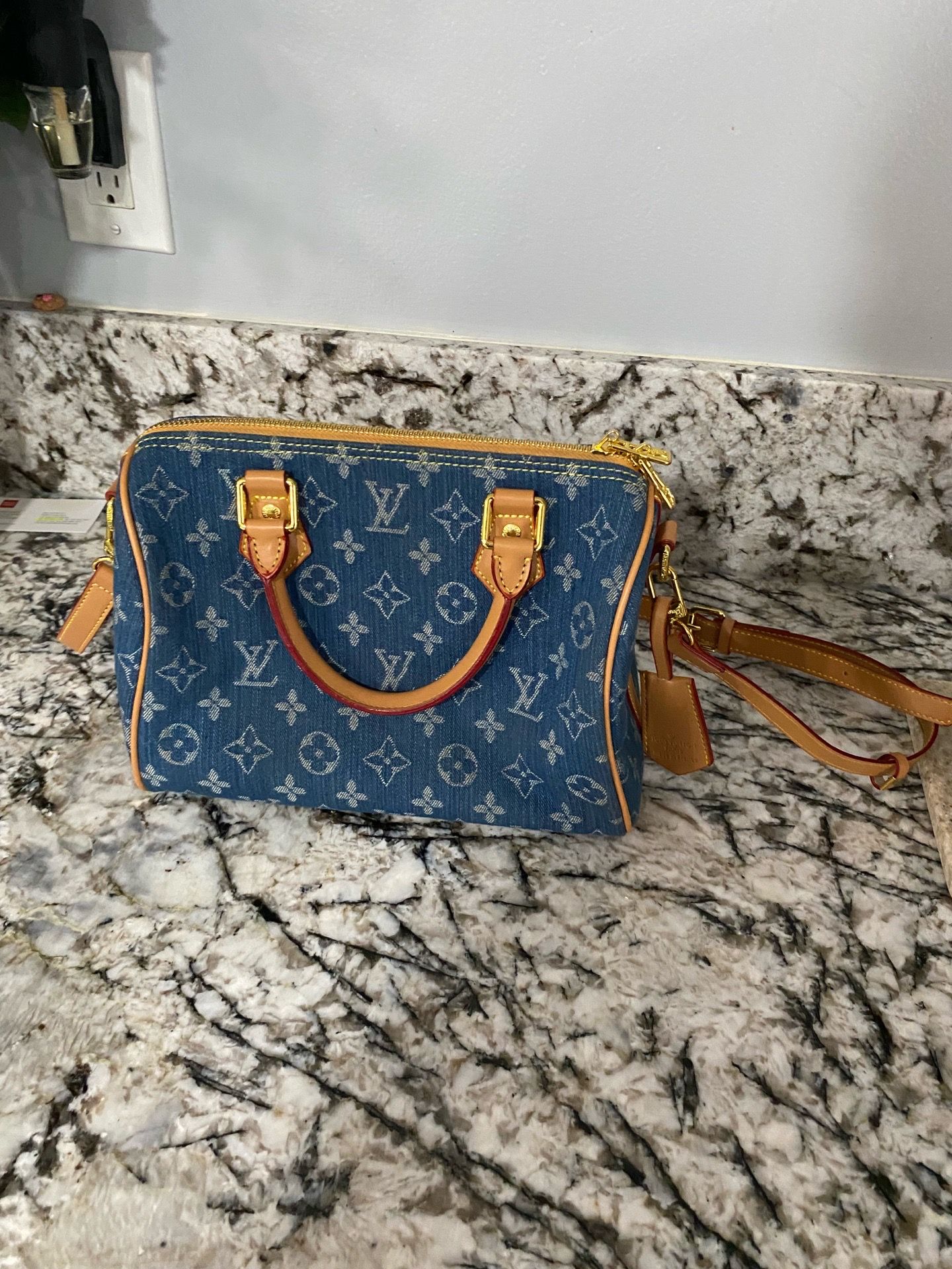 Louis Vuitton denim bag