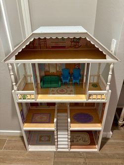 Large Wooden Dollhouse