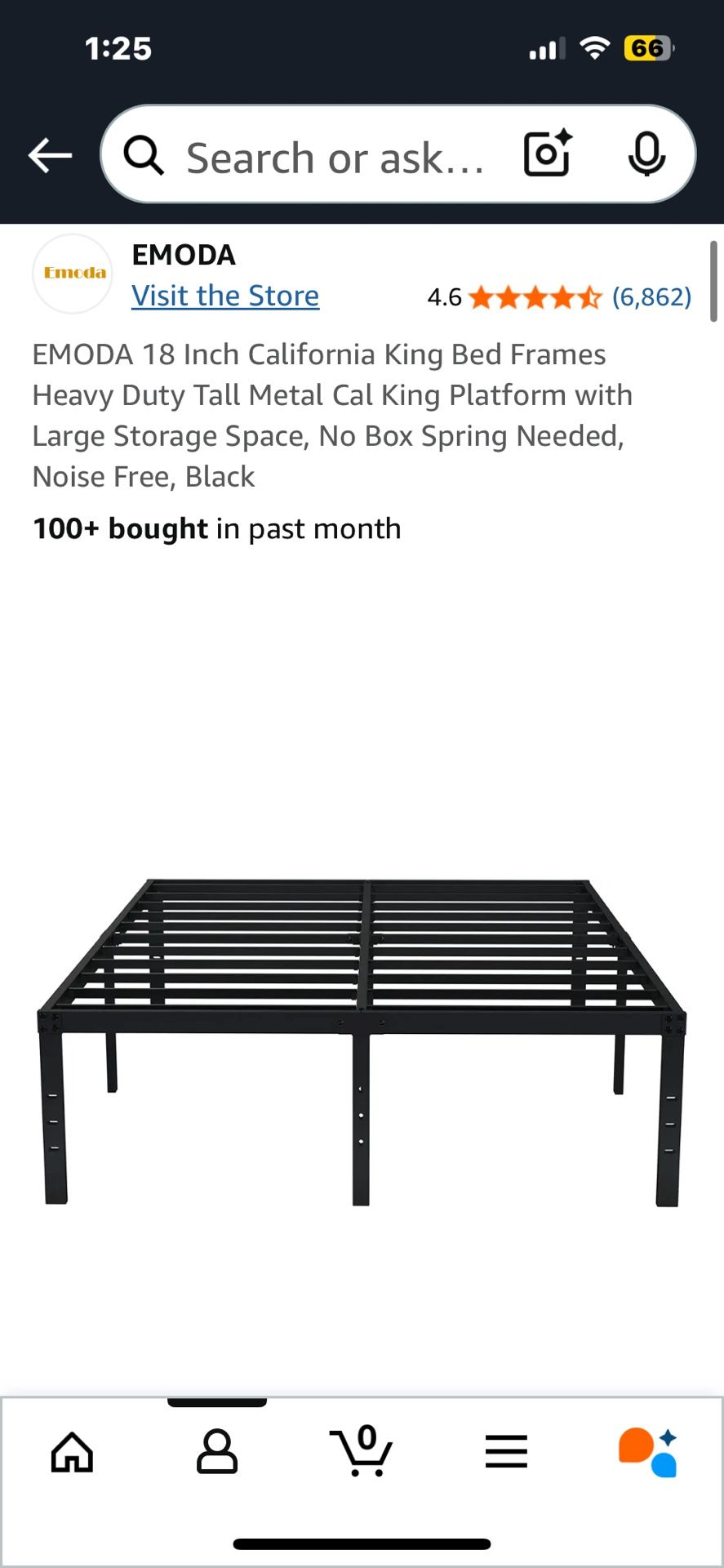 Cali King Bed Frame