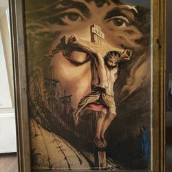Jesus Painting Wood
