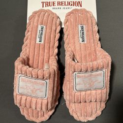 True Religion Women Slippers Pink