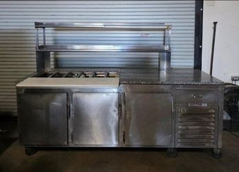 Guyon Refrigerated Prep Table with Marble Top