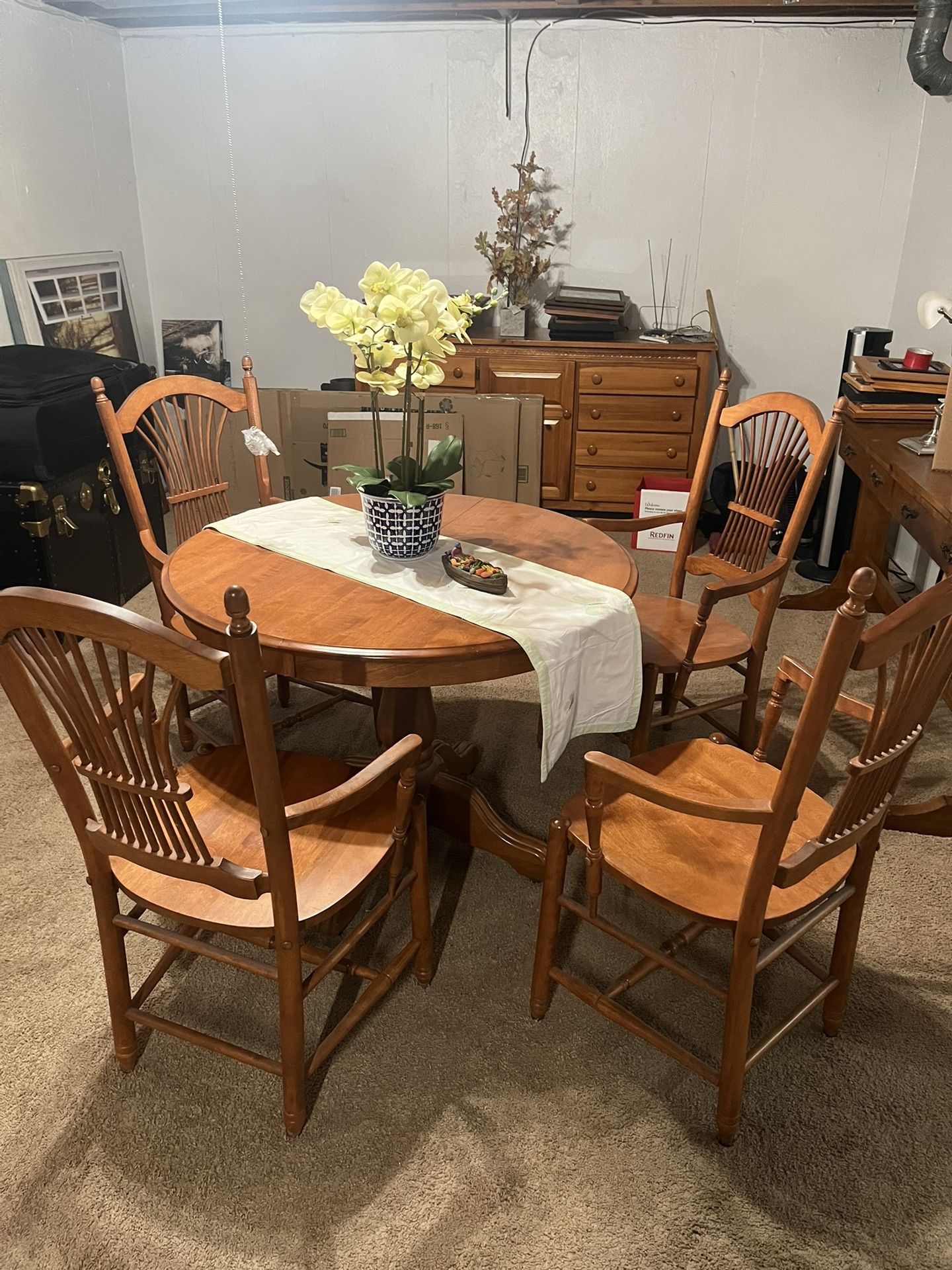 Cherry Table W/ Chairs