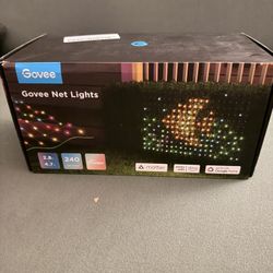 Govee Red Outdoor Lights, 2.8 x 4.7 ft with RGBIC and DIY Functions, 240 Smart Red LED Lights with 64 Modes for Shrub and Yard Decoration, Compatible 