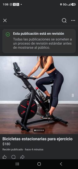 Bicicleta estacionaria para hacer ejercicio negociable$