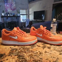 NIKE AF1  Safety Orange Size 10.5 Mens