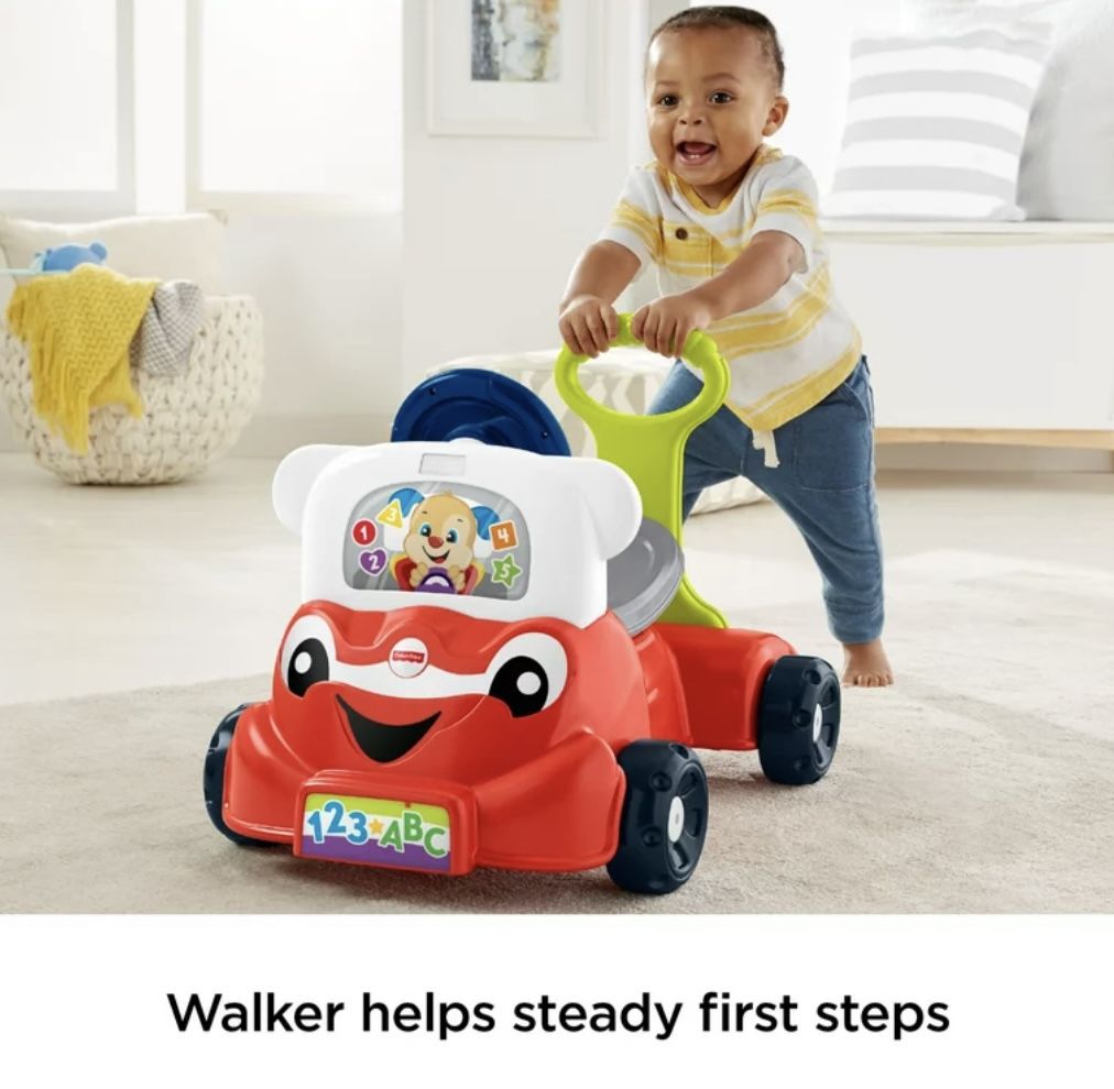 Laugh & Learn 3-in-1 Smart Car from Fisher-Price - YouTube New fisher price 3 in 1 smart car walker