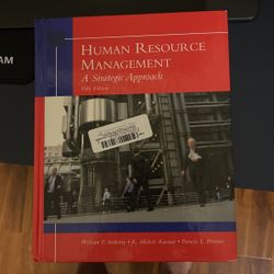 Human Resource Management 5th Edition MBA
