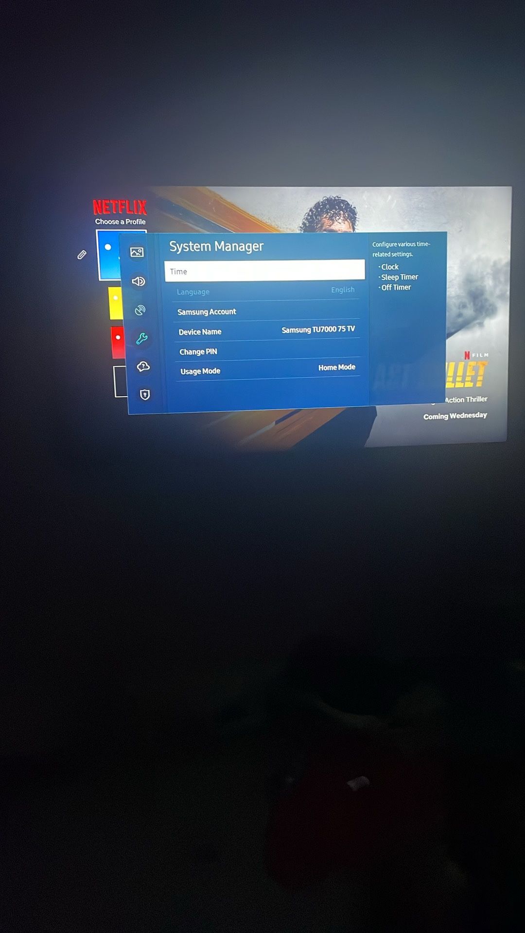 75 Inch Smart Tv With Wall Mount.