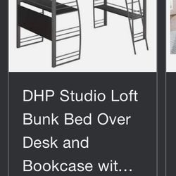 Studio Loft Bed W/ Desk