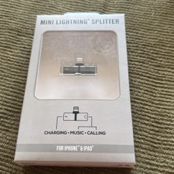 Mini Lightning Splitter For Iphone And iPad