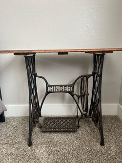 Antique Singer Treadle Sewing Machine Table Base