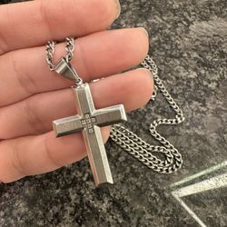 Men’s Diamond Cross Necklace