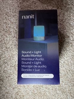 Brand New Nanit Sound + Light Smart Audio Monitor & Nightlight - Factory Sealed