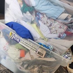 Huge Bin Of Cloth Diapers And Inserts 