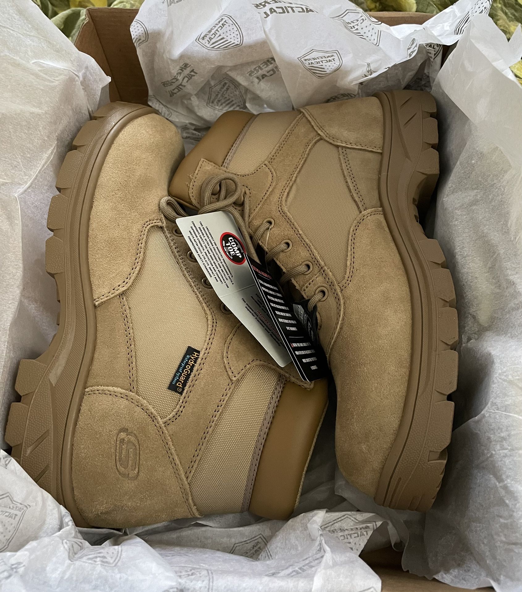 SKECHERS Work Wascana - Comp Toe Coyote Brown 10(Mens)