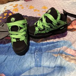 Osiris D3 E Black/Green/HazHeart