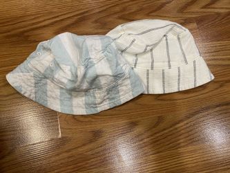 Little Co Baby Sun Bucket Hats Organic Cotton Cotton/Linen Hats 6-24 Mo Months