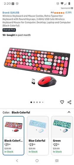 Wireless Keyboard & Mouse Combo