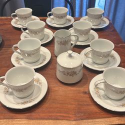 China Noritake Gina (6504) 48 piece set dishware