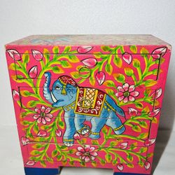 Hand Painted Jewelry Box 