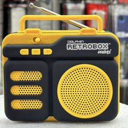Rechargeable Bluetooth Retro Mini Speaker with FM Radio