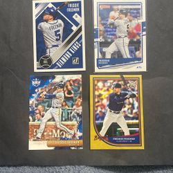 Freddie Freeman 4 Card Lot