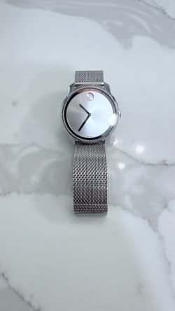 Men’s Movado Bold Stainless Steel with Mesh Bracelet