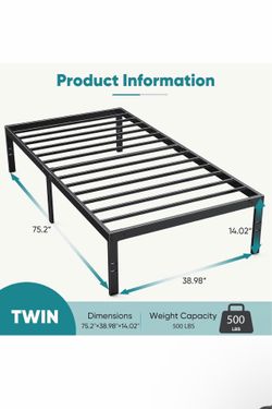 Metal bed frame