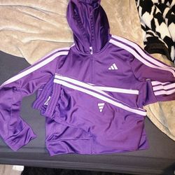 Girls Adidas track suit