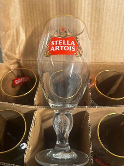 Stella Artois beer glasses 🍻