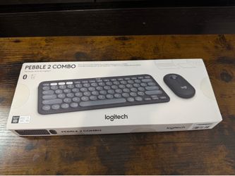 Logitech Pebble 2 Combo K380s Keyboard + M350s Wireless Bluetooth Mouse Graphite