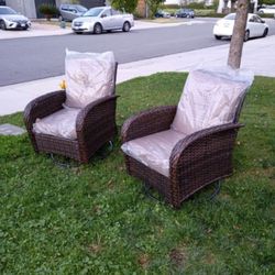 Brand New Patio Outdoor Furniture Patio Sofa Rocking Chairs Outdoor Swivel Rocking Chairs Patio Swivel Outdoor Rocking 🆕🚛🚎🆕