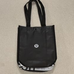 Lululemon Black Small Reusable Tote Carryall Gym Bag