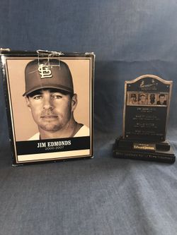 2014 HOF Cardinals Plaque