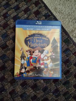 Disney The Three Musketeers Blu-ray 10th Anniversary