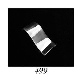 2.4" x 1.1" Large & Heavy Solid Sterling Silver Concave Wave Pendant