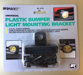 Rally Universal Plastic Bumper Light Mounting Bracket