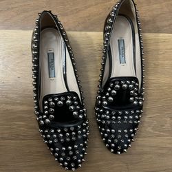 Prada Loafers With Spikes ( Size 37,5)