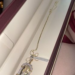 Gold And Diamond Pendant