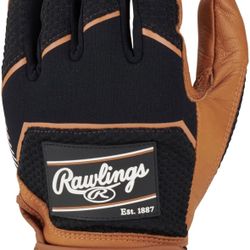 Rawlings Adult Workhorse Batting gloves Black