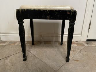 Classic  Vintage Vanity Bench For Refinishing
