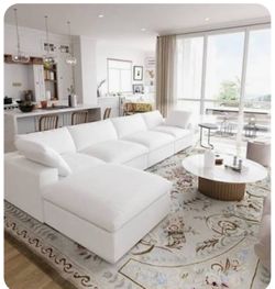 El Dorado White Cloud Sectional Couch/Sofa