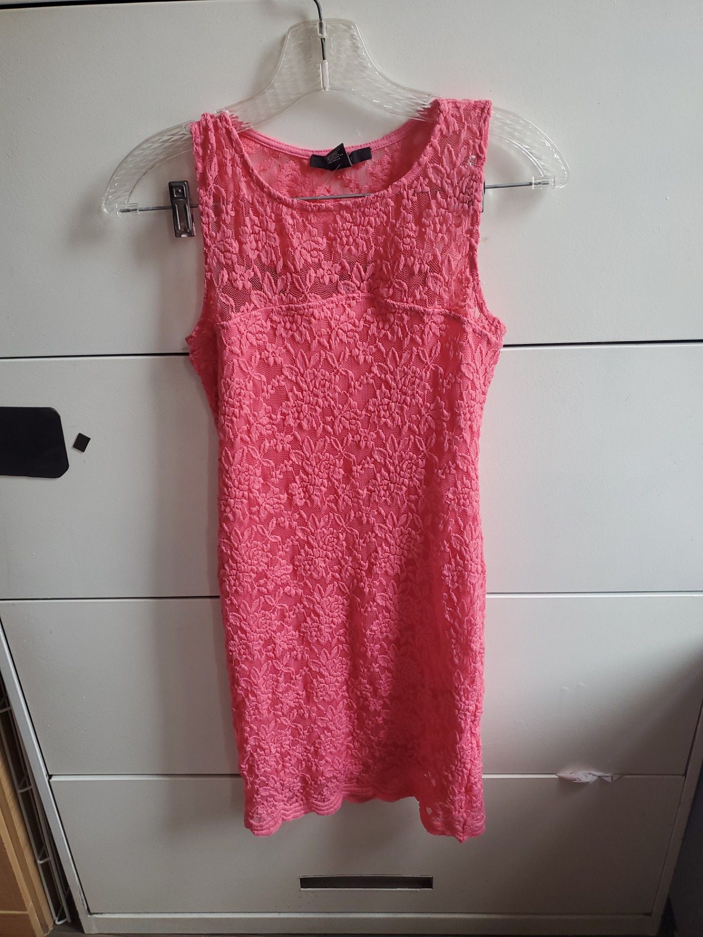 Forever 21 mini floral pink dress