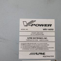 Alpine MRV-M250 Subwoofer Amplifier 