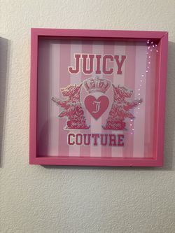 Juicy couture wall art