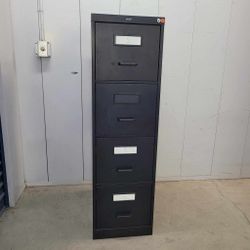 Metal File Cabinet With Key For Letter Size Paper 