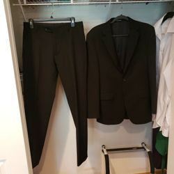 Men's Black Pronto Uomo Platinum Dress Suit