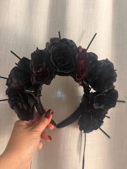 Día De Los Muertos Halloween Handmade Flower Headpiece