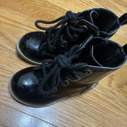 Old Navy Girls Toddler Boots Size 4c Black 